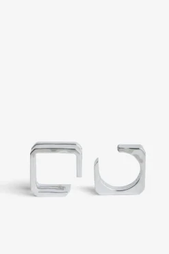 Best Sale Zadig & Voltaire Cecilia Rings Anticsilver